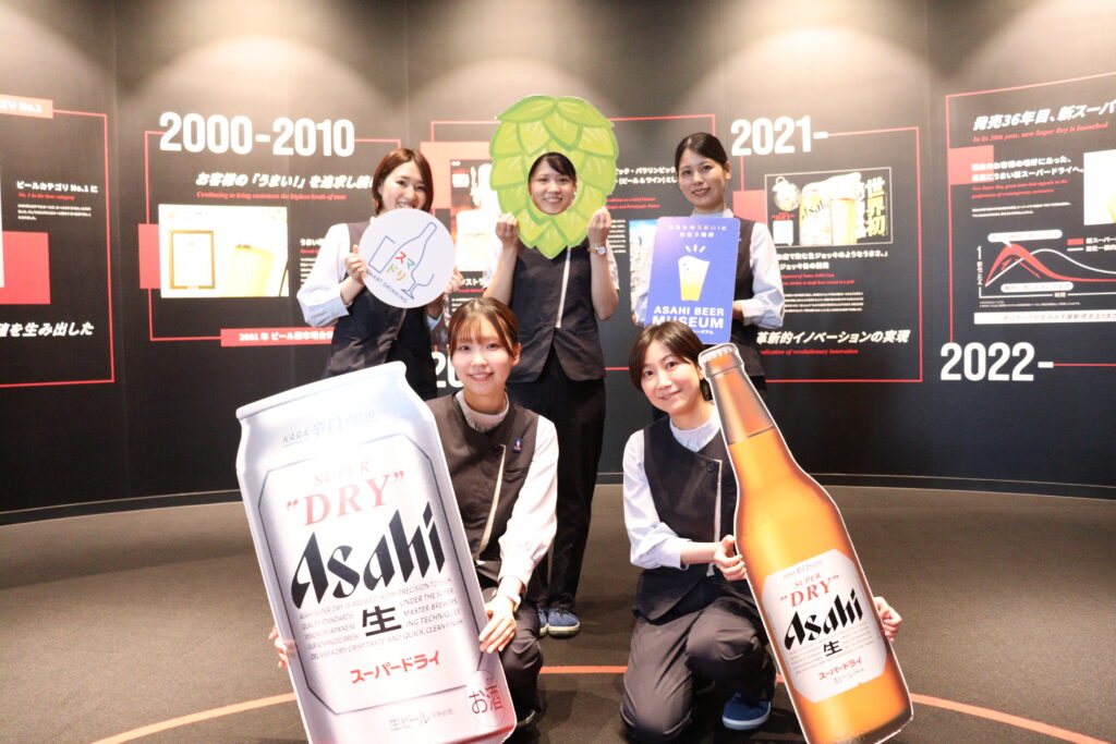 アサヒビール吹田工場内アサヒビールミュージアム　ツアー案内接客スタッフ｜週4日～5日